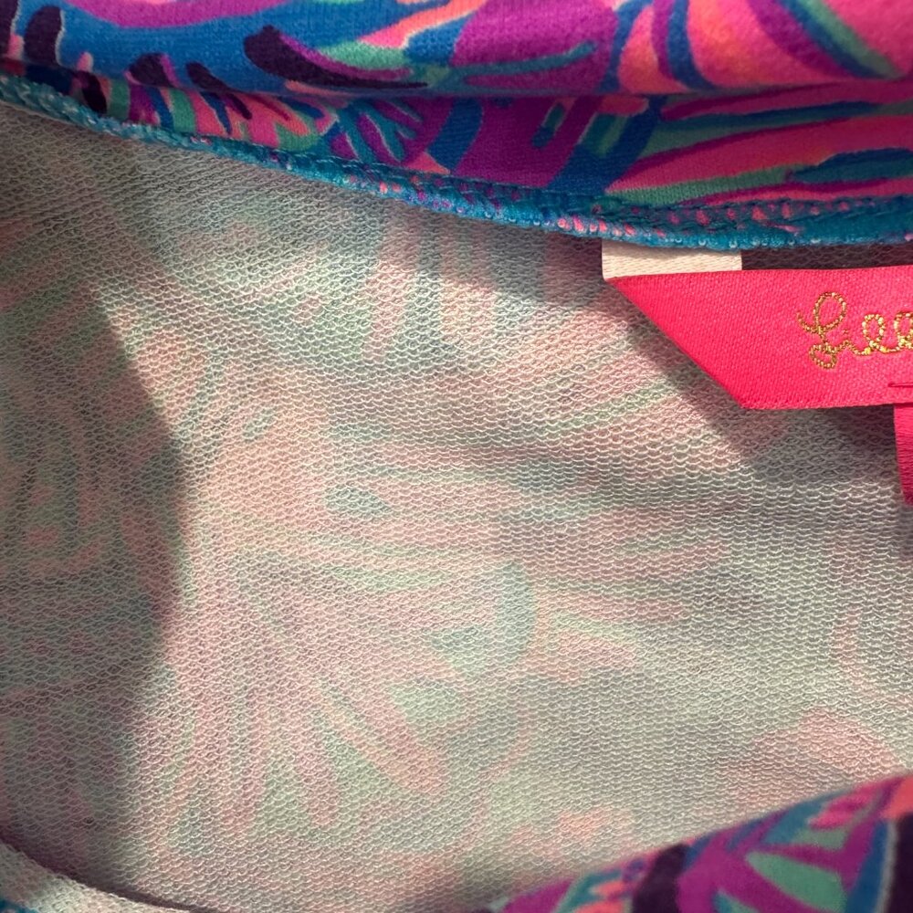 🌼 Lilly Pulitzer Sheera One-Shoulder Jumpsuit – Turquoise Oasis Shellidoscope - Picture 7 of 10